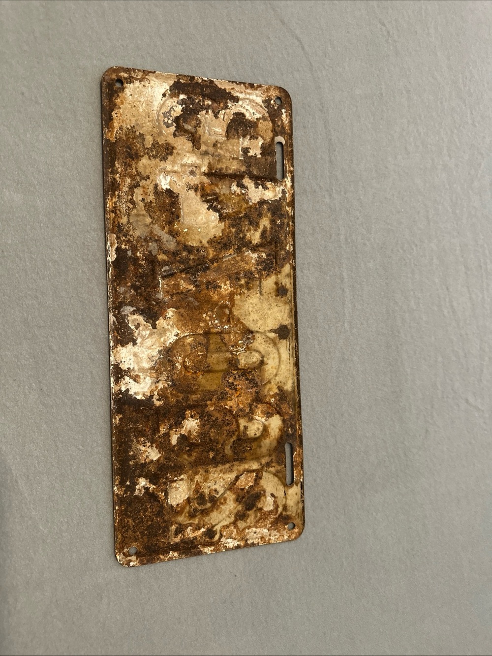 Vintage 1927 Maryland License Plate - Cream and Black - Picture 5 of 7